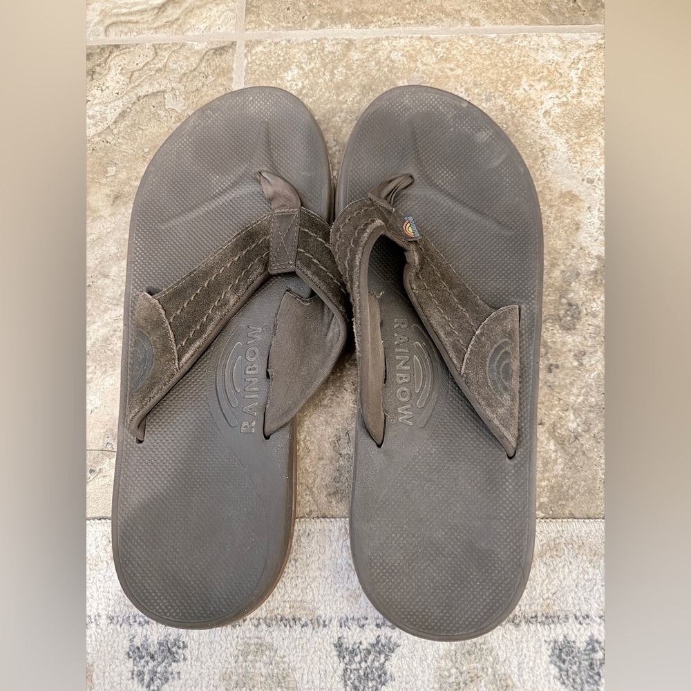 Rainbow Dark Brown Sandals